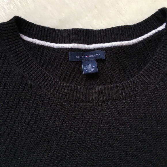 Tommy Hilfiger Black & White Fitted Sweater - Picture 6 of 6
